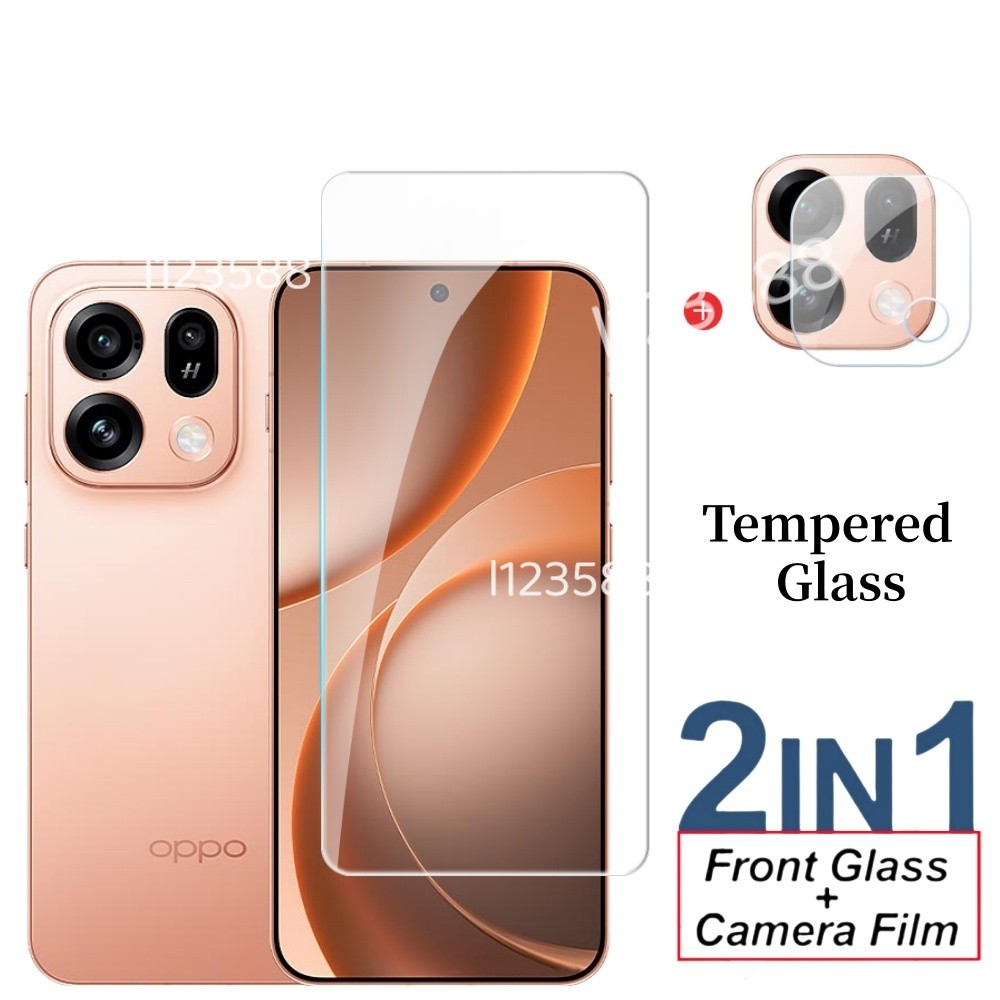 Dành Cho OPPO Find X9s 5G 2026 2In1 Bảo Vệ Màn Hình Ống Kính Máy Ảnh Cho OPPO Find X9 S Pro X9S FindX9s 5G 4G Kính Cường Lực Chống Trầy Xước Vỏ Bảo Vệ Phim