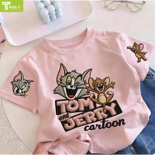 COD✅ (Hồ Chí Minh)Kids T Mall Áo phông tay ngắn In hình hoạt hình Áo Kiểu rộng và ấn tượng Trẻ em thời trang #VN405