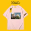 Bkmk High Street Loose Top Áo thun ngắn tay hợp thời trang Quần áo in hình ngộ nghĩnh Mùa hè Thiết kế nam Sense 0519