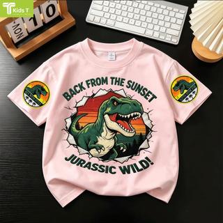 COD✅ (Hồ Chí Minh)Kids T Mall Áo phông tay ngắn In hình hoạt hình Áo Kiểu rộng và ấn tượng Trẻ em thời trang #VN611