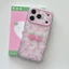 Ốp Điện Thoại Cho iPhone 17PM 16 Pro Max 15 14P Mềm TPU Nữ Tính Ngọt Ngào 3D Dâu Trang Trí Màu Hồng Nơ Hoa Chống Trầy Xước Vỏ Điện Thoại Di Động Vỏ Bảo Vệ Chống Sốc