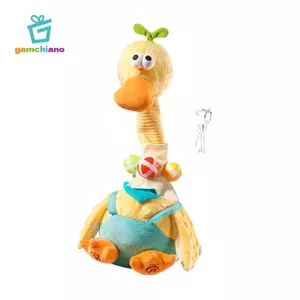 Gamchiano Hát Nhảy Múa Vịt Đồ Chơi Mềm Sang Trọng Động Vật Đồ Chơi Tương Tác Nhảy Múa Vịt Nói Đồ Chơi Cho Bé Cho Bé 1-3 Tuổi Trẻ Em Du Lịch Trẻ Em