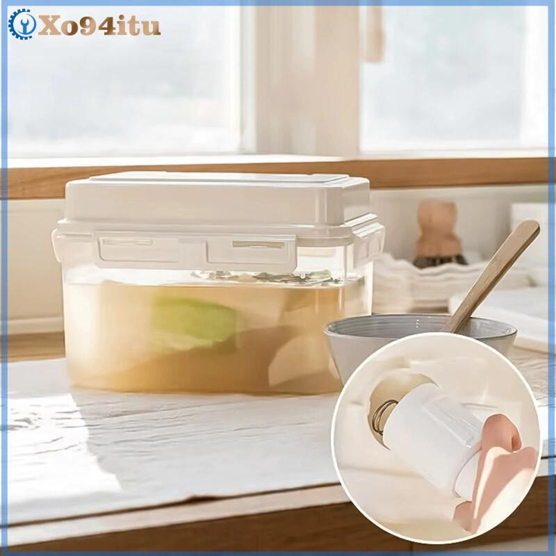 XOITU 5L Kimchi Press Hộp đựng dưa chua cho Gherkin Sauerkraut Kimchi Hộp đựng và lên men Tổ chức VN