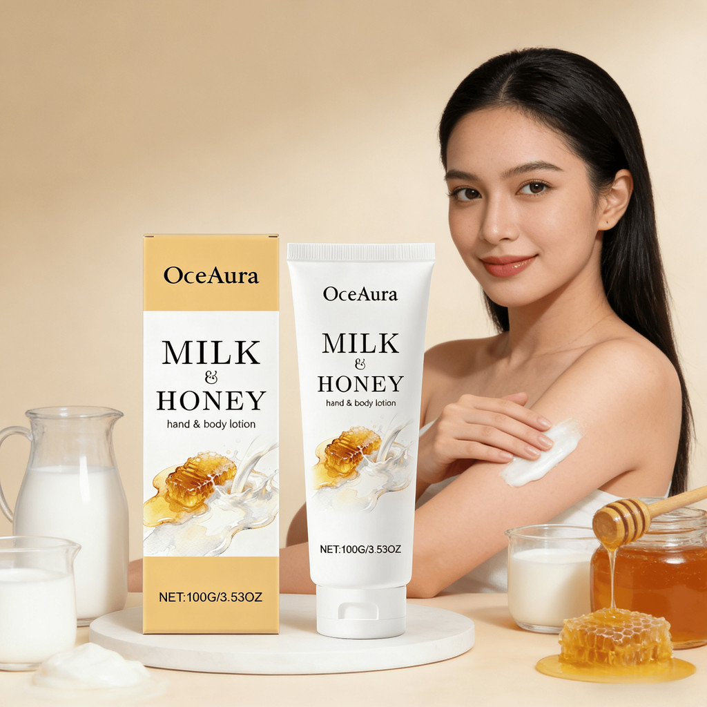 [dưỡng Ẩm Không Nhờn] Sữa Dưỡng Thể Mật Ong Sữa 100g Dưỡng Ẩm Bốn Mùa Dưỡng Ẩm Nhẹ Nhàng Dưỡng Ẩm Cải Thiện Làn Da Kh...