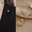 Springevenstar Thời Trang Kim Cương Giả Trái Tim Tình Yêu Trâm Cài Cho Nữ Đảng Quần Áo Trang Sức Phụ Kiện Quà Tặng Springevenstar