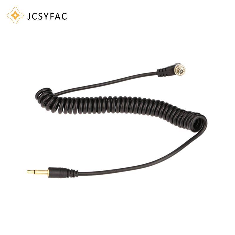 JCSYFAC 3.5mm đến Nam PC Flash Sync Cable Vít Lo cho Trigger Studio Light Mới
