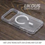 Ốp Lưng Trong Suốt LIKGUS Crystal Clear - Mặt Lưng PC Chống Ố, Viền TPU Chống Sốc, Tích Hợp Magnetic Cho iP