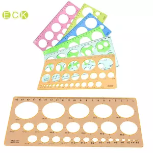 1X Thước Quilling Mẫu Bộ Dụng Cụ Kích Thước Vòng Tròn Origami Giấy Quilled Creat DIY Đẹp