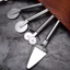 Thìa Bánh Inox Thìa Tam Giác Phô Mai Thìa Răng Pizza Thìa Nướng Bánh Tiện Ích Pizza Dụng Cụ EOSK