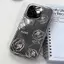 Trắng Rose Line Flash Powder Case cho iPhone 17promax trường hợp 1615plus 141312pro