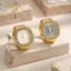 PNPIA- Nhẫn Đồng Hồ Ngón Tay Mini Thạch Anh Vintage Y2K Punk Phong Cách Dành Cho Nữ Cặp Đôi Tặng Trang Sức Cho Tập Hợp Xã Hội Và Sử Dụng Hàng Ngày