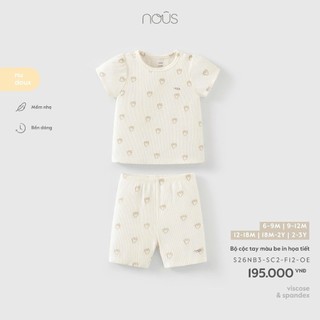 Nous SS26.T5 BST body cộc, bộ cộc hè cho bé