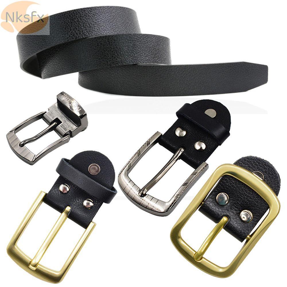NKSFX Khóa Thắt Lưng 2.5 / 3.5 / 4 cm Đầu Thắt Lưng Nam Phụ Kiện Da Thật
