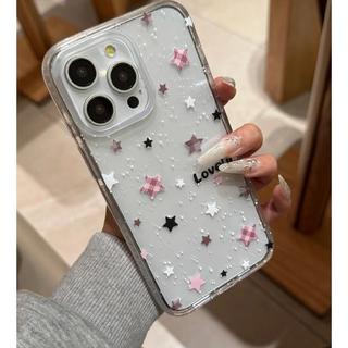 Sao nhỏ pha mực phù hợp với iPhone 17 Pro, vỏ mềm 16 Plus, vỏ 15 độ trong suốt cao, vỏ