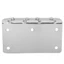 Cầu Đuôi Cứng 4 Dây SMILE, Cầu Bass Điện Bạc / Đen Chiều Rộng 80 Mm, Phụ Kiện Bass Kim Loại Cao Cấp Bass Bass Đàn Guitar Thay Thế
