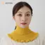 JCSYFAC Giữ ấm và lạnh ngoài trời Phụ nữ Dệt kim ấm áp Cổ áo giả Thiên Rùa Khăn quàng cổ giả có thể tháo rời Ne Khăn quàng cổ Mới