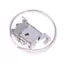 JCSYFAC WP5B 2Pin Tủ Lạnh Lạnh Giữ Nhiệt AC 250V 6A 50 / 60Hz Phụ Kiện Tủ Lạnh 50cm Dây Kim Loại Mới