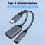 JCSYFAC USB C Bộ Chuyển Đổi Điện Thoại Cáp 2 Trong 1 Loại C Sang USB A Adapter Có Cổng Sạc PD Cho Điện Thoại Laptop Máy Tính Bảng Mới