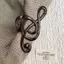 Mobius Strip Shape Da Báo Vuốt Tóc Kẹp Nhạc Lớn Ghi Chú Kẹp Tóc Thời Trang Giữ Mạnh Quà Tặng Cho Thi Tóc Mới