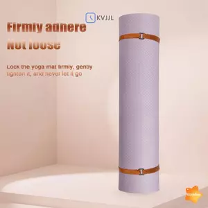 Dây đeo thảm tập Yoga có dây buộc, Phụ kiện tập thể dục chống trượt Dây lưu trữ, Vòng móc cà vạt Bungee co giãn bền mới