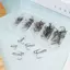 Bộ Móc Treble Câu Cá 50 Hộp Thép Carbon Cao Sắc Nét Mạnh Cho Nhựa Mồi Mềm Câu Cá Mới