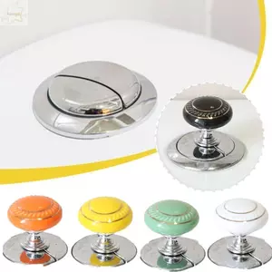 Nút xả bồn cầu AWNGD, Nút bồn cầu hình tròn bằng gốm tiết kiệm nhân công, Nhà vệ sinh tay cầm nội thất đa năng