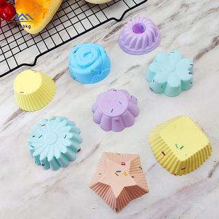 ELBBKG Khuôn Silicon Cupcake Có Thể Tái Sử Dụng Khuôn Bánh Muffin Nonsti Chịu Nhiệt Khuôn Nướng DIY Nhà Bếp Bánh Ngọt Dụng Cụ Mới