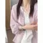 Áo sơ mi chống nắng kiểu dáng rộng phong cách Hàn Quốc dáng rộng vừa vặn Áo khoác ngoài