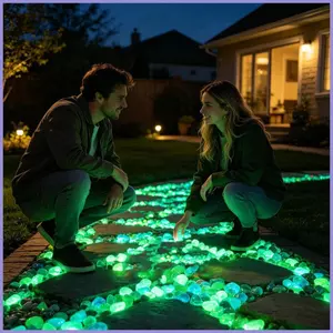 Glow In Dark Rocks 500 Miếng Bể Cá Sỏi DIY Đá Nhiều Màu Sắc Cho Sân Vườn Cho Bể Cá Bể Cá Nghệ Thuật Thủ Công mueadsyvn