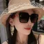 Kính râm cao cấp khung lớn nhỏ thời trang Kính râm nữ độ phân giải cao chống tia cực tím Tấm che nắng lái xe ngoài trời Người ảnh hưởng Sungl