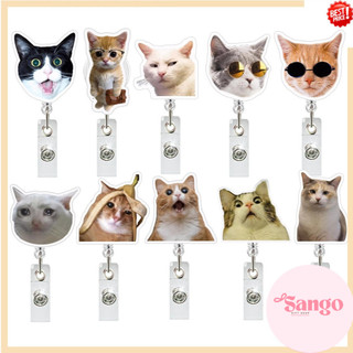 Kẹp Thẻ yoyo  ID Mèo Dễ Thương Acrylic - Sango