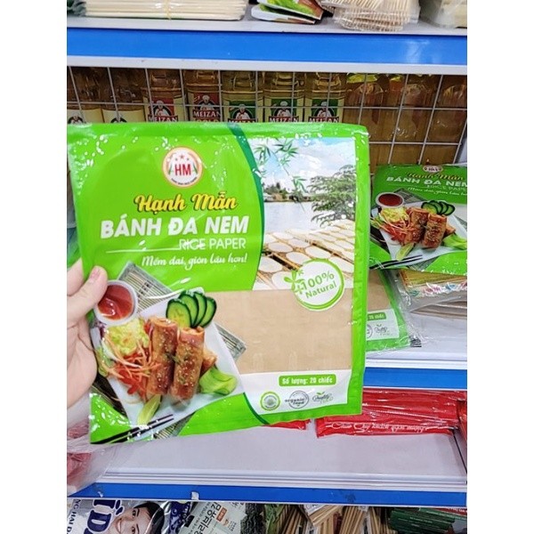 Combo BÁNH ĐA NEM HẠNH MẪN Chính hãng túi 20 chiếc - Vỏ Ram Làm Nem - Mềm dai dễ cuốn, Giòn Lâu Hơn