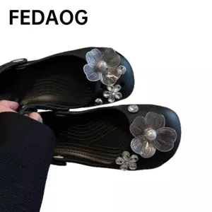 FEDAOG Clog Charms, Hoa thanh lịch Charm, Phụ kiện DIY Có thể tháo rời, Trang trí giày ba lê