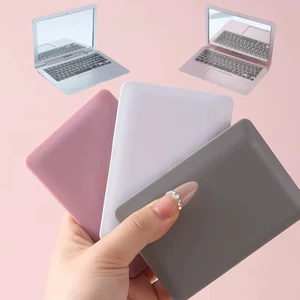 Sáng Tạo Nhỏ Có Thể Gập Lại Gương Di Động Du Lịch Trang Điểm Gương Laptop Máy Tính Để Bàn Bỏ Túi Gương