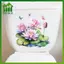 SWEET Phòng Tắm Bồn Cầu Ghế Stier Tự Dính Hoa Bướm Đề Can Nhà Vệ Sinh Stiers Cho Cistern Phòng Tắm WC Nhà Vệ Sinh Trang Trí n