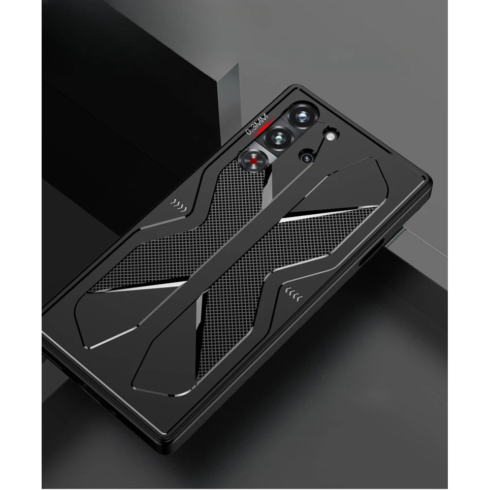 Dành cho ZTE nubia Red Magic 10 Pro 10s Pro + Vỏ chống sốc siêu mỏng TPU mềm chống vân tay Vỏ chơi game chống mài mòn