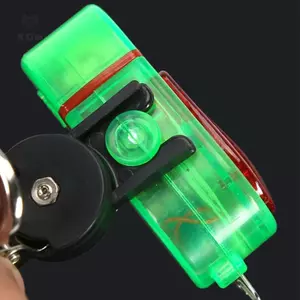 Báo động câu cá bằng điện Phụ kiện câu cá Đèn báo dải nhạy cảm Cảnh báo âm thanh Báo động cắn cá cho cần câu [Mina]