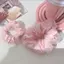 Dây buộc tóc lụa hai lớp organza scrunchies cho bé gái - Phụ kiện tóc thương hiệu Mina