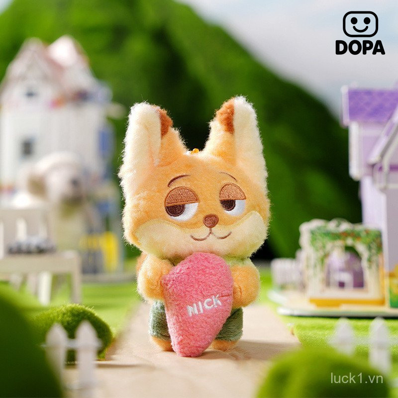 Bán Thật Chính Hãng Điên Động Vật Thành Phố Từ Tính Judy Nick Sang Trọng Móc Khóa Schoolbag Mặt Dây Chuyền Quà Tặng Cho Bé Gái
