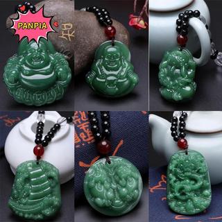 [PNPIA] Mặt Dây Chuyền Phật Xanh Nữ Bùa Hộ Mệnh Phong Cách Trung Hoa Maitreya Vòng Cổ Trang Sức Phong Cách Mới VN