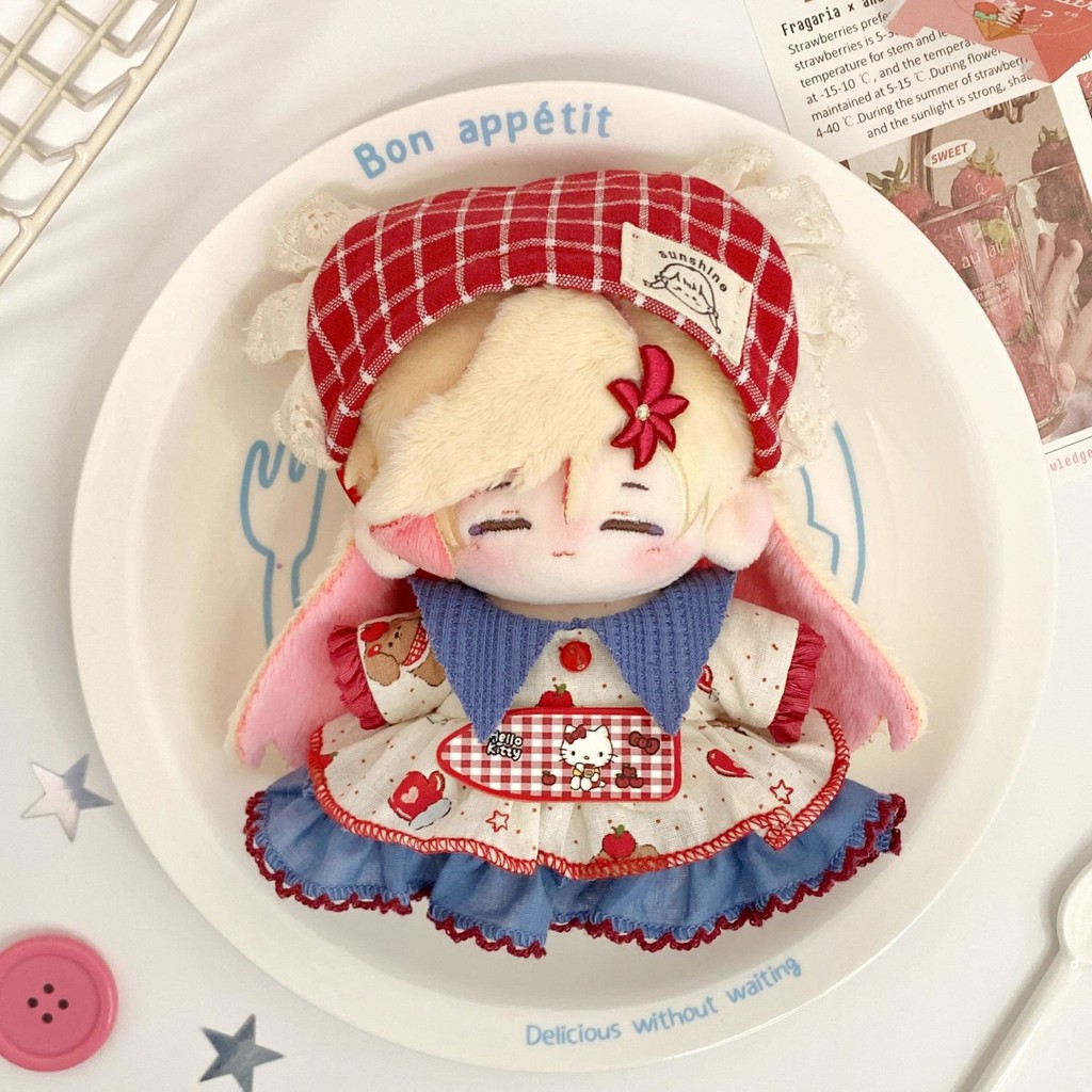 10cm Quần Áo Cho Bé Sao Biển Cơ Thể Bình Thường Cotton Búp Bê Quần Áo Gothic Váy Trà Pie Thiết Kế Chính Hãng 3.14