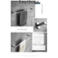 Kohler Giá treo khăn tắm bằng đồng nguyên chất cho phòng tắm cổ điển Kohler, giá treo khăn tắm hai thanh không cần khoan