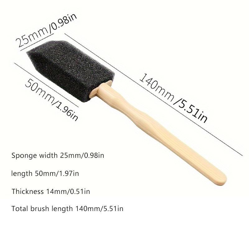 SEAMETAL 10 Chiếc Bàn Chải Vệ Sinh Ô Tô Tay Cầm Bằng Gỗ Điều Hòa Không Khí Lỗ Thông Hơi Bàn Chải Làm Sạch Nội Thất Ô Tô Khoảng Cách Bụi Dụng Cụ Loại Bỏ