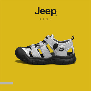 JEEP Youth Mùa Hè Giày Sandal Ngoài Trời Nam Giày Nữ Lưới Thoáng Khí Đệm Chống Trơn Trượt Giày Thường