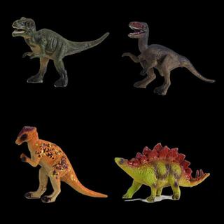 LOOKSHOW Mô Phỏng Khủng Long Nhân Vật Hành Động Thực Tế Tyrannosaurus Rex Ankylosaurus Carnotaurus Mô Hình Trẻ Em Trang Trí Tiệc Quà Tặng Đồ Chơi B7Y6