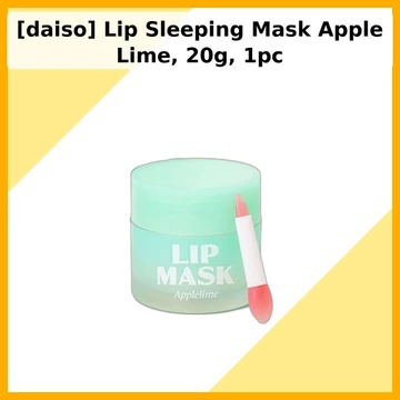 [daiso] Mặt nạ ngủ môi Apple Lime, 20g, 1 cái/ Mặt nạ môi Hàn Quốc/ Hương chanh táo/ Chính hãng của pomielKorea