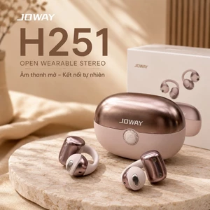 Tai Nghe Bluetooth Không Dây Kẹp Tai JOWAY H251 TAI NGHE OPEN EAR ĐEO CỰC ÊM, NGHE CẢ NGÀY KHÔNG ĐAU TAI