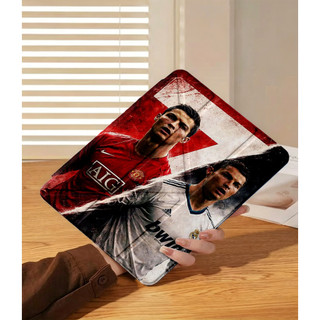 Ốp Lưng Ronaldo 7 Cho iPad A16 Air 4/5/6/7/8 Pro 11 12.9 Cristiano Ronaldo Y-fold iPad Gen 12 11 10 9 8 7 6 5 Mini 6/7