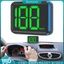 Universal HUD Head Up Display Đồng hồ tốc độ kỹ thuật số Đồng hồ tốc độ GPS KMH MPH Máy dò tốc độ phông chữ lớn Cắm và chạy cho ô tô, xe tải, phụ kiện an toàn lái xe