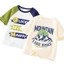 Áo thun ngắn tay cho trẻ em Mùa hè 2025 Áo bé trai Phong cách mùa hè Bé trai Big Kids Cotton nguyên chất Nửa tay trắng Quần áo mùa hè PVWN